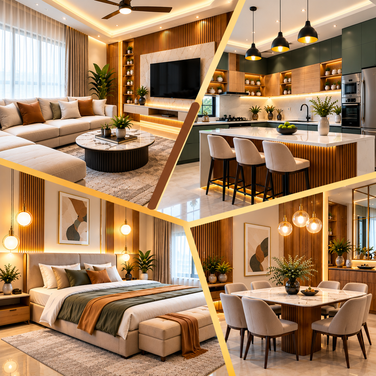 A thoughtfully designed home interior